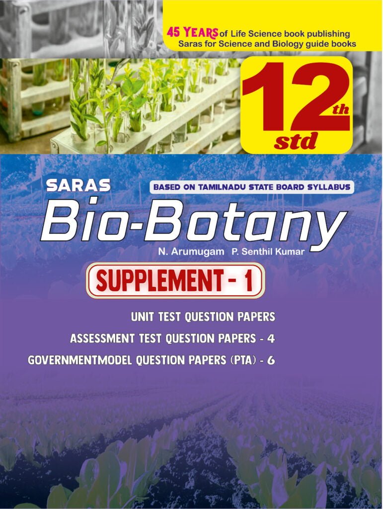 Saras Th Bio Botany Exam Guide Line By Line Solved Questions