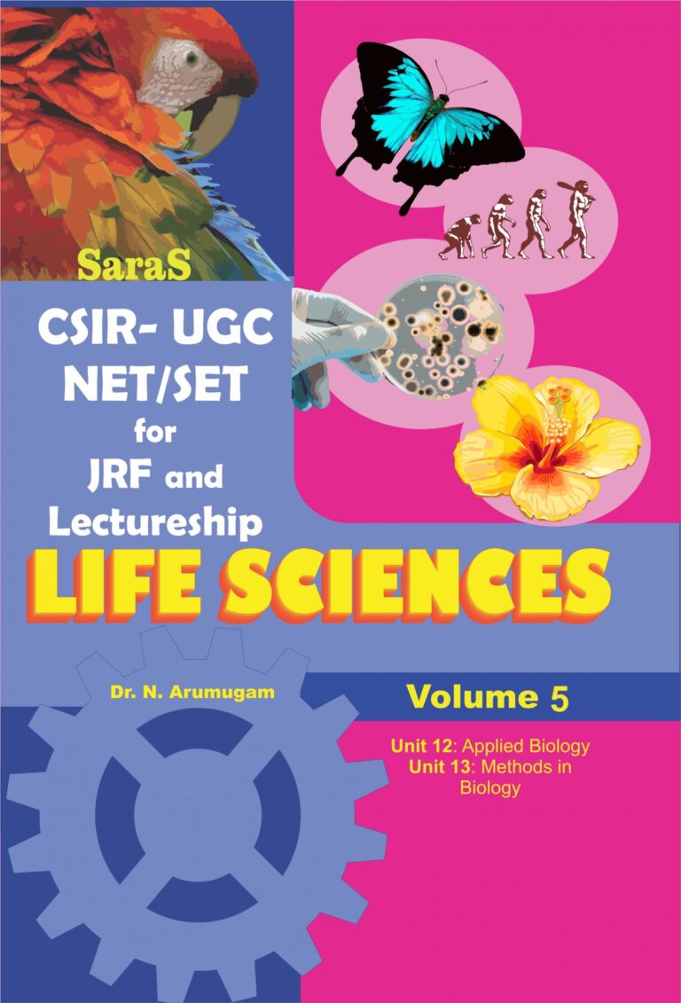 CSIR UGC NET SET (JRF And LS) Life Science Volume 5 – Saras Publication ...